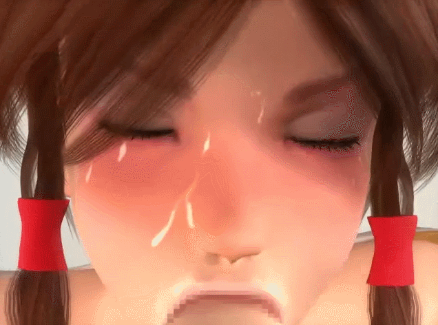 3d animated animated_gif bishop_(artist) bishop_(company) blush brown_hair censored eyes_closed fellatio incest my_mean_sister open_mouth oral penis pov short_twintails tongue twintails