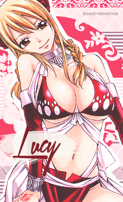 blonde_hair breasts fairy_tail large_breasts lowres lucy_heartfilia midriff tattoo