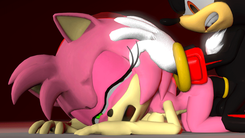 1girl 3d abdominal_bulge all_fours amy_rose angry angry_sex animated animated_gif anthro balls barefoot big_balls big_breasts big_penis breasts bulge cgi cock_ring erection female forced frown green_eyes hair head_grab hedgehog male mammal mistersfm orange_eyes penis pink_hair rape sega sex shadow_the_hedgehog sonic_(series) sonic_team sonic_the_hedgehog source_filmmaker stomach_bulge straight uncensored video_games