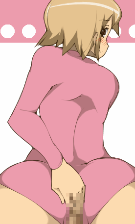 ass blush buttjob censored femdom huge_ass looking_back lowres penis smile zinger_(excess_m)