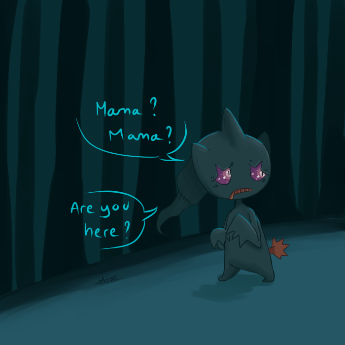 comic dark english forest gen_3_pokemon kerokeroma nature no_humans pokemon pokemon_(creature)