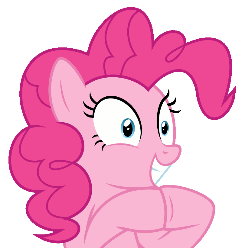 alpha_channel animated blue_eyes equine female feral friendship_is_magic hair horse mammal masemj my_little_pony pink_hair pinkie_pie_(mlp) pony smile solo