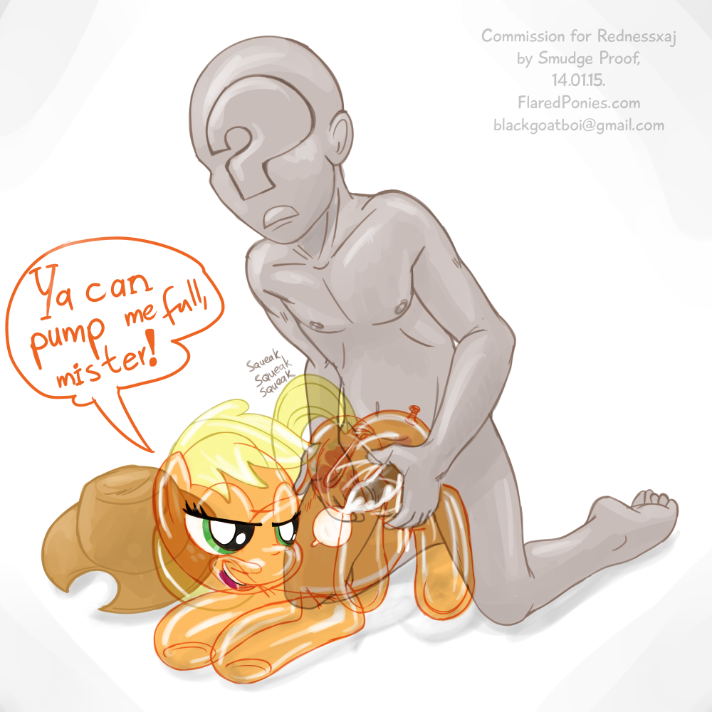 anon applejack_(mlp) balloon cum cum_inside cum_on_penis equine erection female friendship_is_magic hat horse human interspecies male mammal my_little_pony penis pony sex_toy sketch smudge_proof straight vaginal