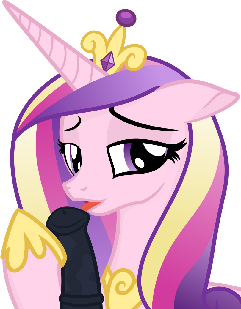 alpha_channel equine female feral friendship_is_magic fur hair horn licking male mammal multi-colored_hair my_little_pony penis pink_fur princess_cadance_(mlp) purple_eyes straight tongue winged_unicorn wings