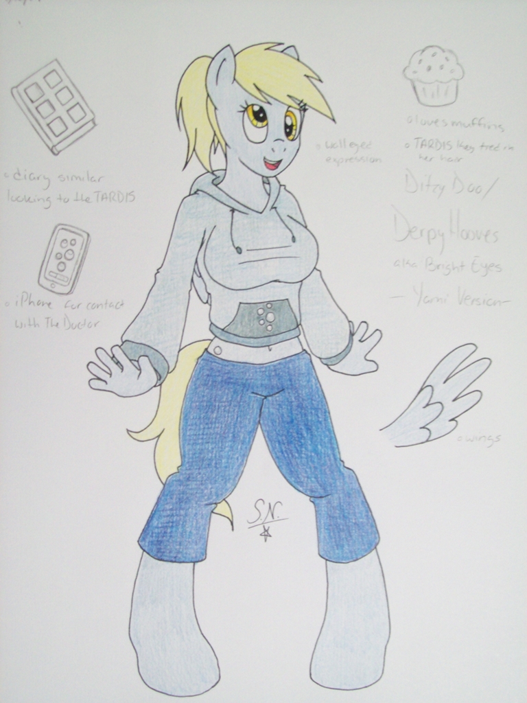 anthro big_breasts breasts bright-eyes clothed clothing cutie_mark derp derpy_hooves_(mlp) equine female friendship_is_magic hoodie huge_breasts mammal model_sheet my_little_pony o_o pegasus sanji_noroii solo wings
