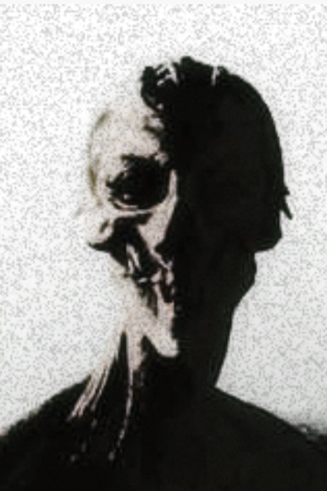 black_and_white horror looking_at_viewer monochrome nightmare_fuel scp_foundation skull