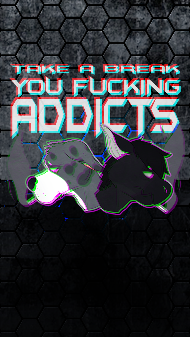 addiction addicts ambiguous_gender anaglyph canine dog drugs glitch great_dane hex lol_comments mammal monster mynos noiz rgb_split smoke smoking stereo_thaddeus stereogram