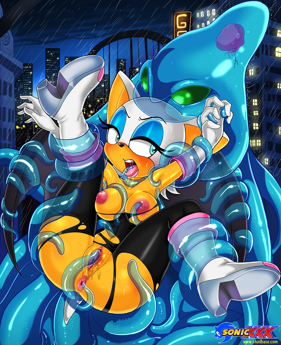 bat breasts chaos female forced mammal penetration pussy rouge_the_bat sega sonic_(series) tentacles therealshadman vaginal