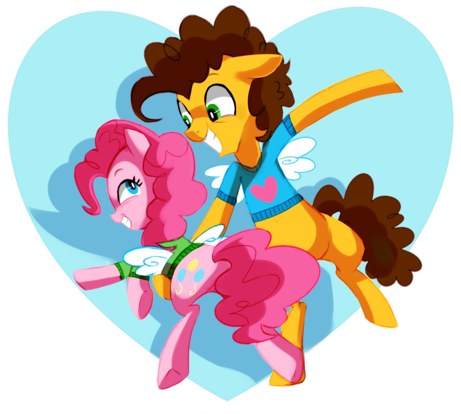 &lt;3 alpha_channel blue_eyes brown_hair cheese_sandwich_(mlp) clothing cutie_mark duo equine female friendship_is_magic green_eyes hair holidays horse male mammal my_little_pony pepooni pink_hair pinkie_pie_(mlp) plain_background pony shirt transparent_background valentine's_day valentine's_day wings
