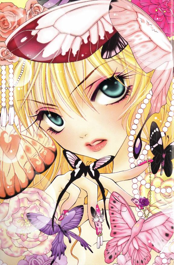 aqua_eyes blonde_hair bug butterfly insect lips princess_ai solo