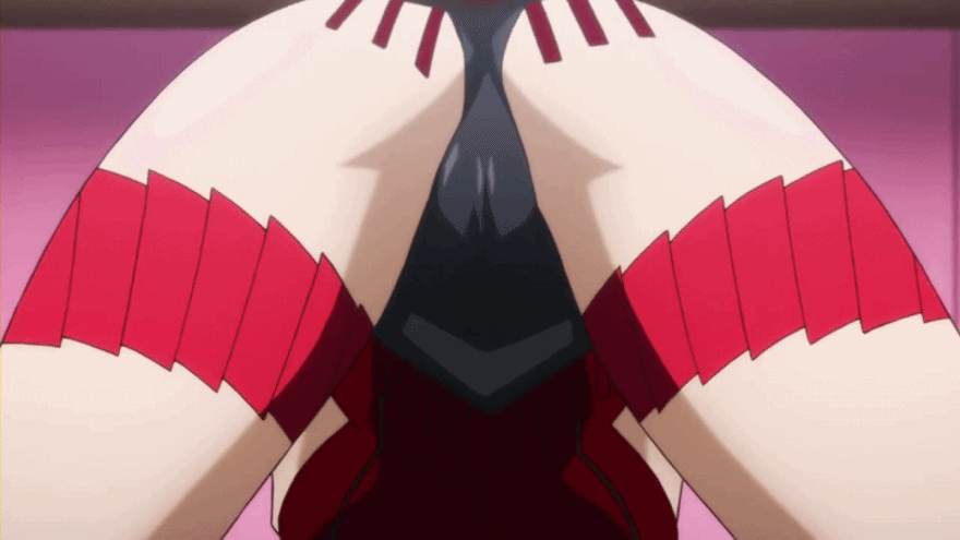 1girl animated animated_gif ass bent_over black_panties breast_press breasts cameltoe celia_ootsuka close-up exercise female from_behind genderswap indoors maken-ki! panties screencap shade shiny shiny_skin solo thigh_strap thighs top-down_bottom-up underwear wall