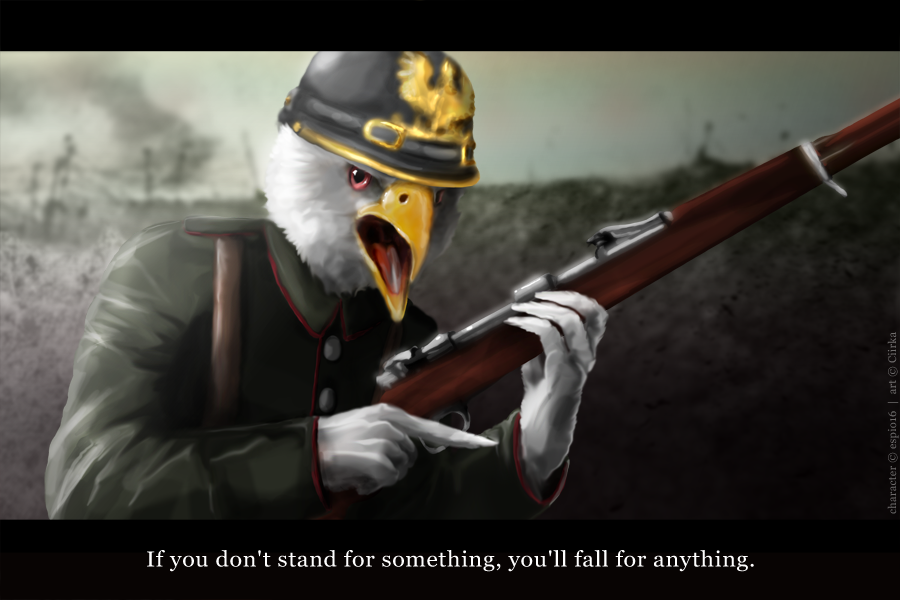 beak bird ciirka eagle german gun helmet history kaiser_alexander ranged_weapon rifle trench uniform weapon wwi yelling
