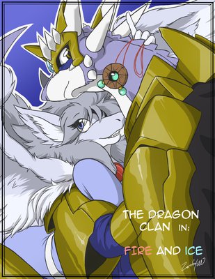 anthro armor color comic couple dragon drake_(zerofox) horn plain_background scalie wings zerofox1000