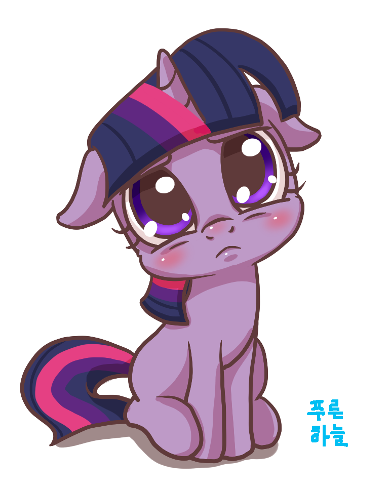 female friendship_is_magic frown fur hair horn horse looking_at_viewer mammal mrs1989 multi-colored_hair my_little_pony pony purple_eyes purple_fur purple_hair solo twilight_sparkle_(mlp) unicorn