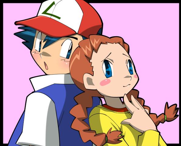 amada cap moe_(pokemon) pokemon pokemon_(anime) satoshi_(pokemon)