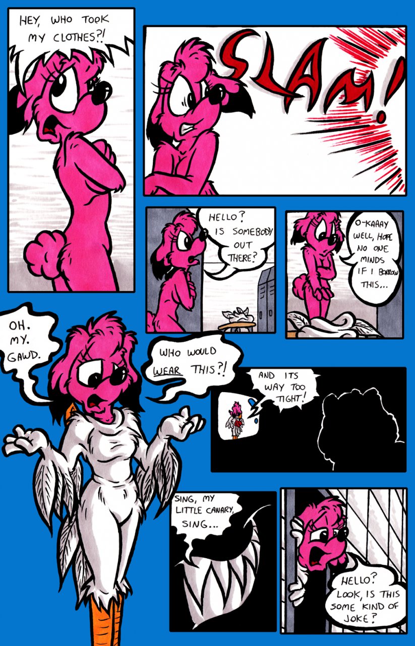 canine chicken_suit comic david_hopkins dog driprat female fursuit jack mammal nude