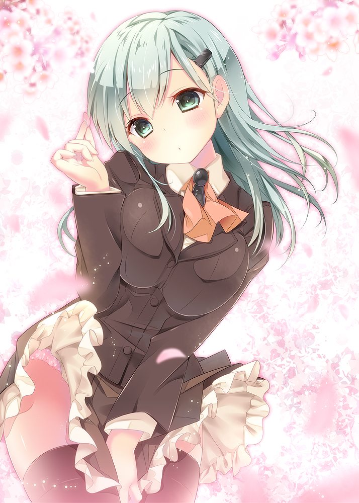 kantai_collection kino suzuya_(kancolle) tagme thighhighs