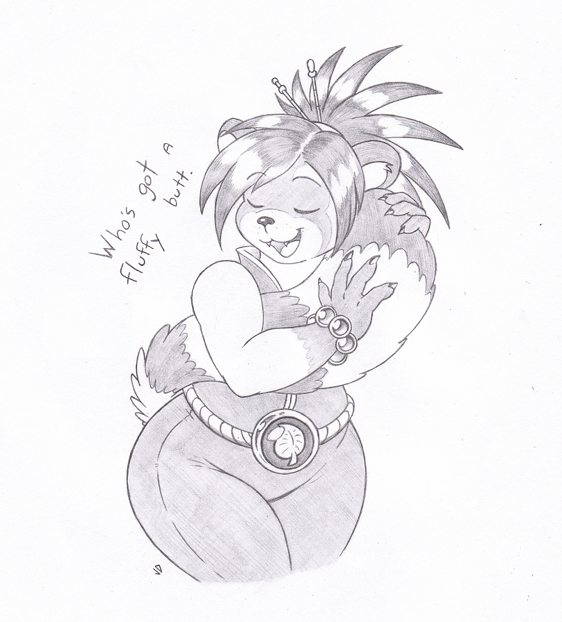 black_and_white bracelet chopsticks chubby clothed clothing eyes_closed female hair jewelry joey-darkmeat mammal monochrome open_mouth panda pandaren solo video_games voluptuous warcraft wide_hips world_of_warcraft