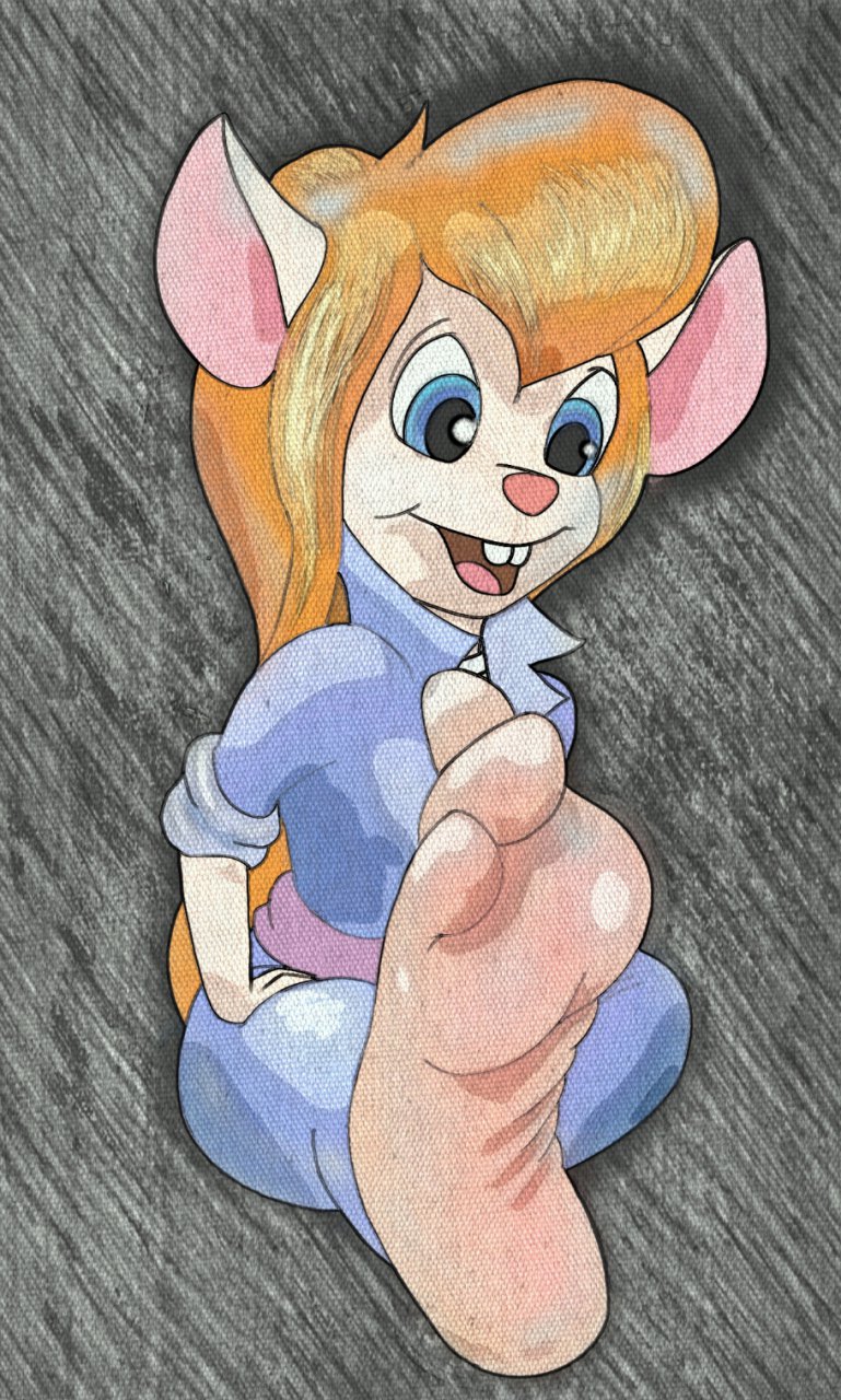barefoot chip_'n_dale_rescue_rangers chip_'n_dale_rescue_rangers coveralls disney gadget gadget_hackwrench hackwrench hindpaw ivanpost mammal mouse paws rodent toes traditional_media