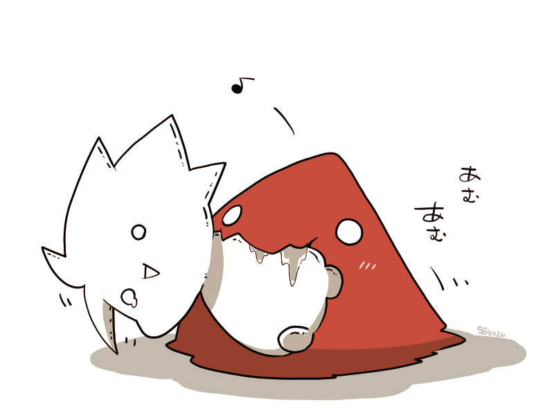 :3 bad_id bad_pixiv_id blazblue chewing dead_spike doll kuro_yuzu ragna_the_bloodedge tears