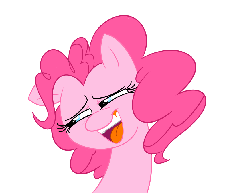 alpha_channel blue_eyes equine female feral friendship_is_magic hair horse mammal mickeymonster my_little_pony pink_hair pinkie_pie_(mlp) pony smile solo