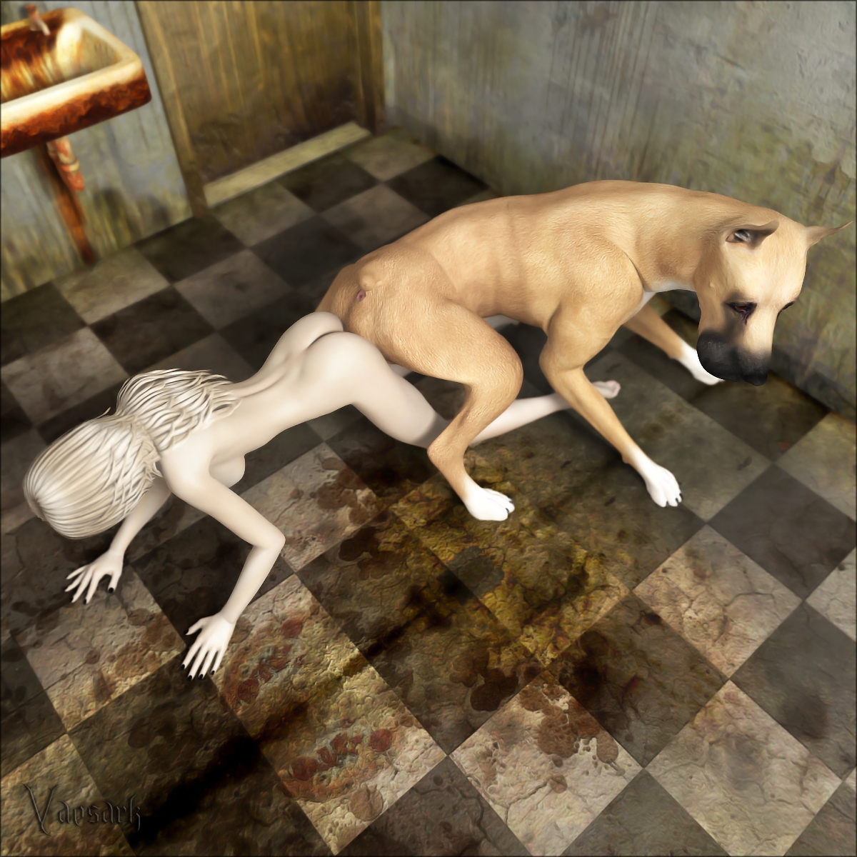 beastiality dog sex  wive The Big ImageBoard (TBIB) - 1:1 3d (artwork) anus ass to ass bestiality  blonde hair breasts butt canid canine canis digital media (artwork) dirty  domestic dog duo female female on feral female