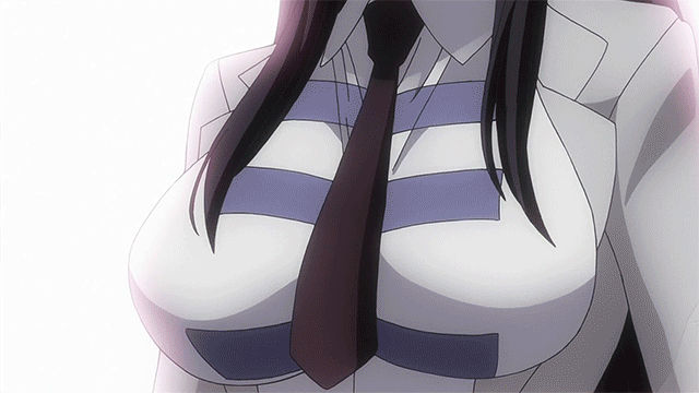 1girl animated animated_gif breasts kenzen_robo_daimidaler madanbashi_kouichi nipples sonan_kyouko