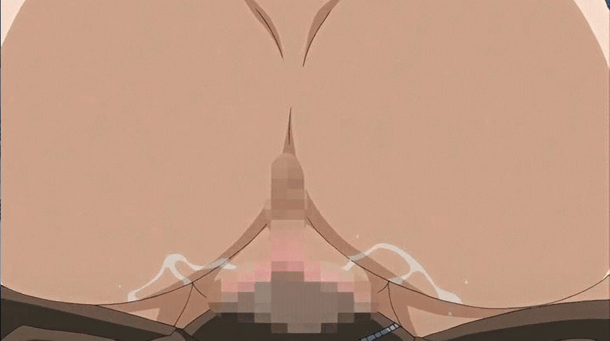 1girl animated animated_gif ass censored close-up from_behind guilty+ huge_ass mizushima_kaho nude penis pov_ass pussy pussy_juice rin_x_sen screencap sex straddle straddling vaginal