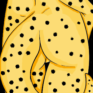 balls butt butt_shot cheetah feline fur invalid_tag low_res male mammal nsti solo spots yellow_fur