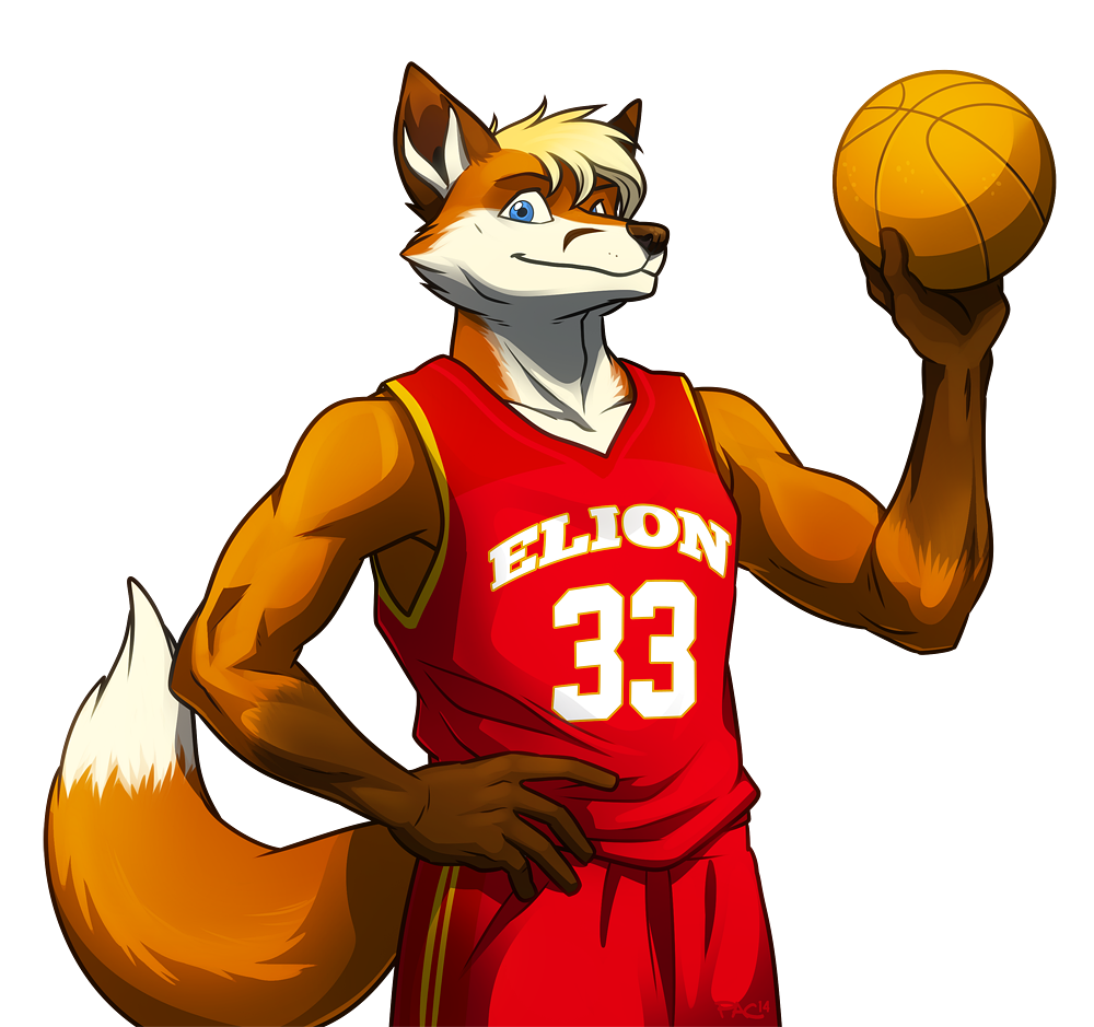 alpha_channel anthro basketball canine clothing college elion fba fox jake_turner male mammal muscles pac pecs plain_background pose solo sport uniform wendingo