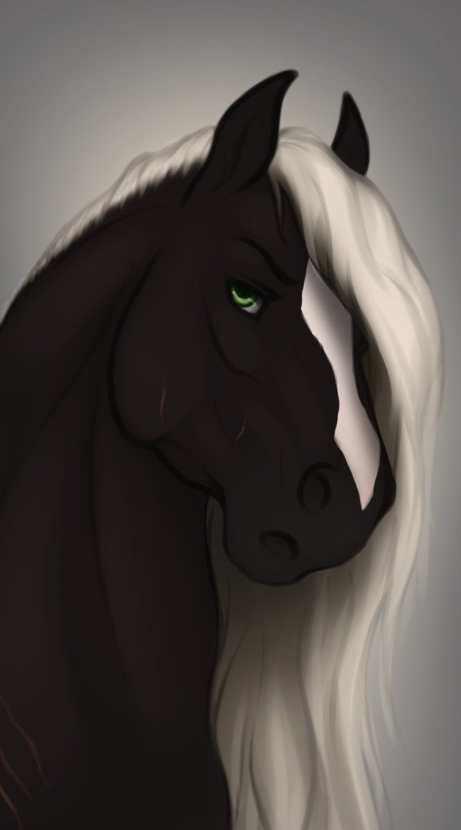 2018 ambiguous_gender anuta_belko apollo_(apollo13) better_version_at_source black_eyebrows black_fur digital_media_(artwork) equine eyebrows feral frown fur green_eyes grey_background grumpy headshot_portrait horse looking_at_viewer mammal mane multicolored_fur portrait simple_background solo two_tone_fur white_fur white_mane