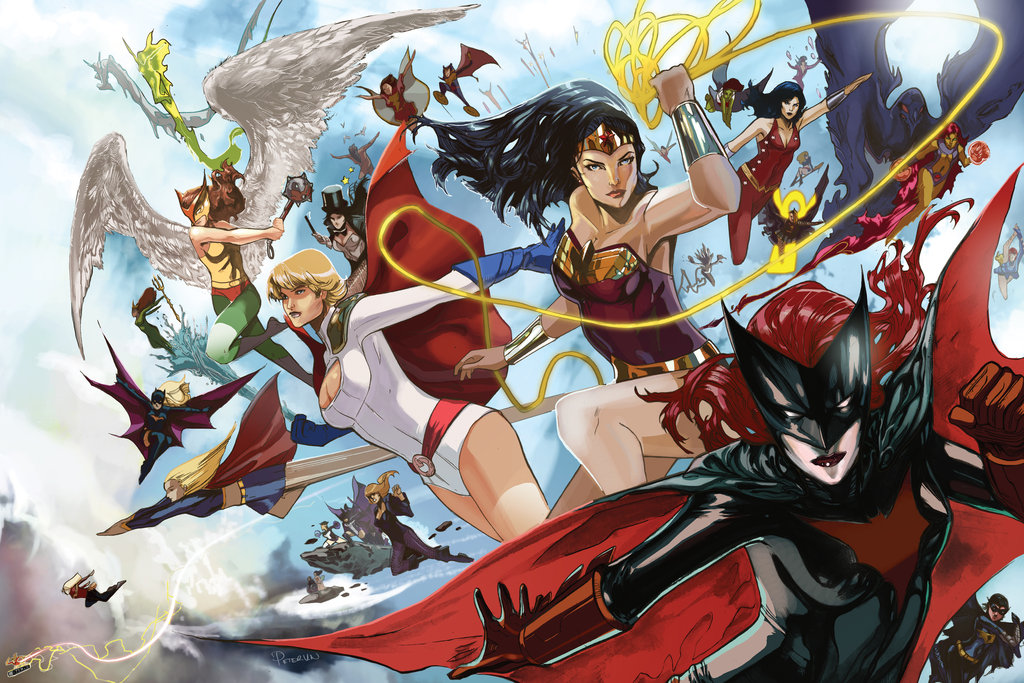 6+girls alien ankh armor atlee bat_(symbol) batgirl batman_(series) batwoman belt big_barda birds_of_prey black_bat black_canary black_hair blonde_hair blue_eyes bodysuit bow bowtie bracer bracers brown_hair bumble_bee cape cassandra_cain cassandra_sandsmark cloud clouds courtney_whitmore crop_top dark_skin dc_comics denim doctor_fate domino_mask donna_troy everyone fire fire_(dc) flash_(series) flying gauntlets green_skin hat hawkgirl helena_bertinelli helmet huntress ice ice_(dc) jacket jeans justice_league karen_beecher kryptonian lasso leotard lighting_bolt lightning lightning_bolt lipstick long_sleeves mace makeup mari_jiwe_mccabe mary_batson mask mera miss_martian multiple_girls oracle orange_skin pale_skin pants polearm power_girl queen raven_(dc) red_cape red_hair shazam skirt sky star_(symbol) starfire stargirl stephanie_brown strapless supergirl superman_(series) teen_titans terra_(dc) tiara top_hat trident vambraces vixen vixen_(dc) wand water weapon wheelchair wings wonder_girl wonder_woman wonder_woman_(series) xs zatanna_zatara