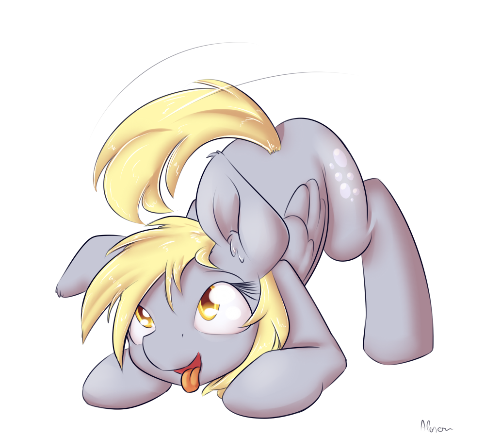 alasou alpha_channel blonde_hair cutie_mark derpy_hooves_(mlp) equine female friendship_is_magic fur grey_fur hair mammal my_little_pony open_mouth panting pegasus plain_background solo tongue tongue_out transparent_background wings yellow_eyes