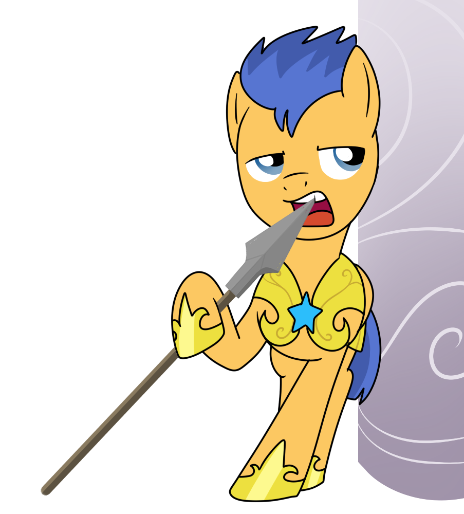 alpha_channel armor blue_eyes blue_hair bored equestria_girls equine flash_sentry_(eg) hair horse leaning madmax male mammal my_little_pony pegasus picking_teeth pillar plain_background polearm pony solo spear transparent_background two_tone_hair wings