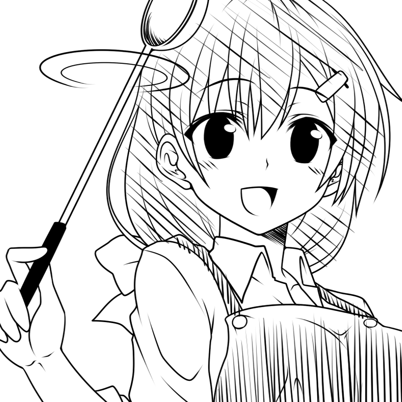 alternate_hairstyle apron bad_id bad_pixiv_id greyscale hair_ornament hairclip kantai_collection ladle monochrome open_mouth solo suzuya_(kantai_collection) yua_(checkmate)