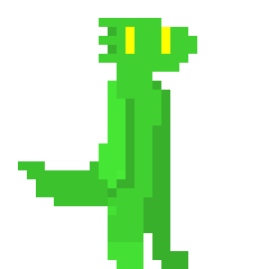 ambiguous_gender animated kobold looking_at_viewer pixel reptile scalie solo trout_(artist)