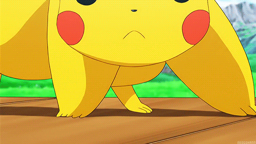 animated animated_gif kiss no_humans pikachu pokemon pokemon_(anime)