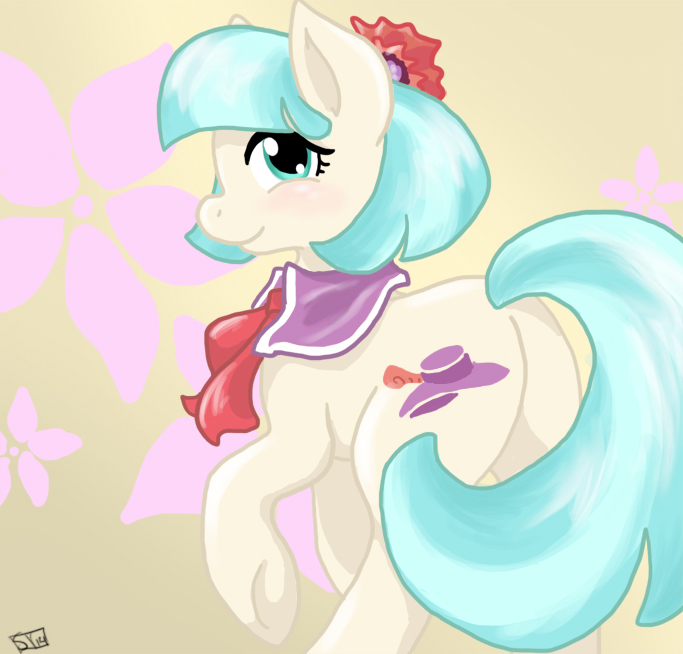 coco_pommel_(mlp) equine female feral friendship_is_magic horse hybridance mammal my_little_pony pony solo