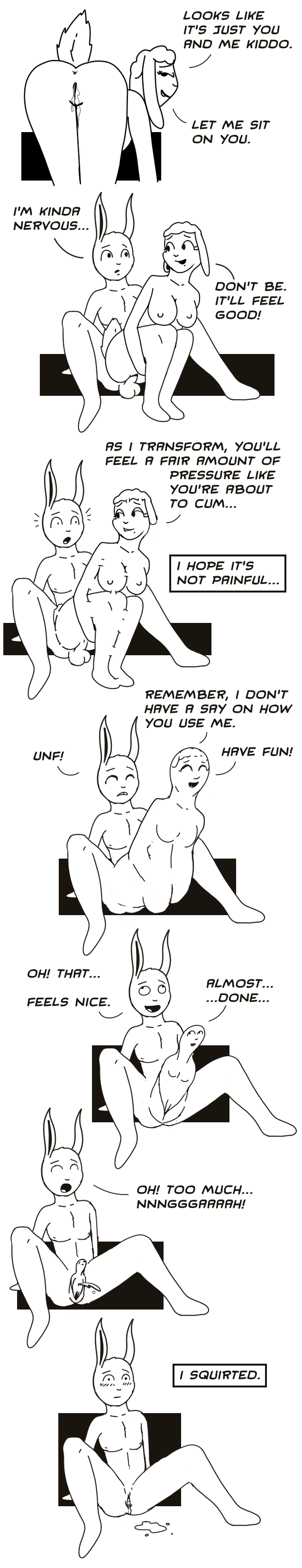 absurd_res andromorph anthro anus bedroom_eyes bodily_fluids breasts butt comic duo ejaculation embarassed_nude_male embarassment embarrassed english_text female genital_fluids genitals hare hi_res incest_(lore) intersex juindalo lagomorph leporid long_image male male/female mammal mother_(lore) mother_and_child_(lore) mother_and_son_(lore) narrowed_eyes nude parent_(lore) parent_and_child_(lore) parent_and_son_(lore) presenting presenting_anus presenting_hindquarters presenting_pussy pussy pussy_ejaculation pussy_transformation rabbit rabbit_ears scut_tail seductive short_tail son_(lore) tail tall_image text transformation vaginal_fluids