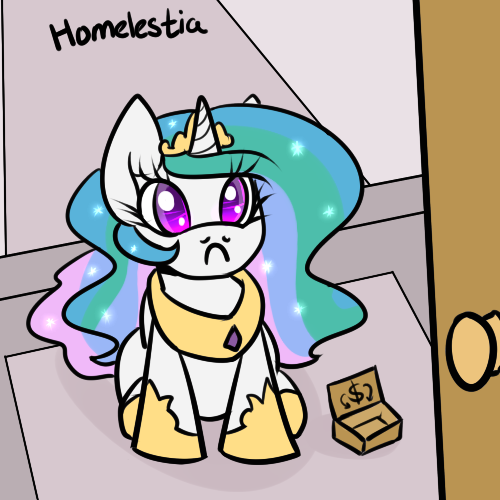 2014 cute english_text equine female feral friendship_is_magic horn horse mammal my_little_pony pony princess_celestia_(mlp) slavedemorto text winged_unicorn wings