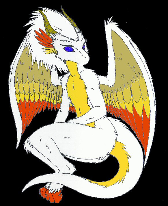 anthro blue_eyes dragon feathers horn nateday solo tagme wings