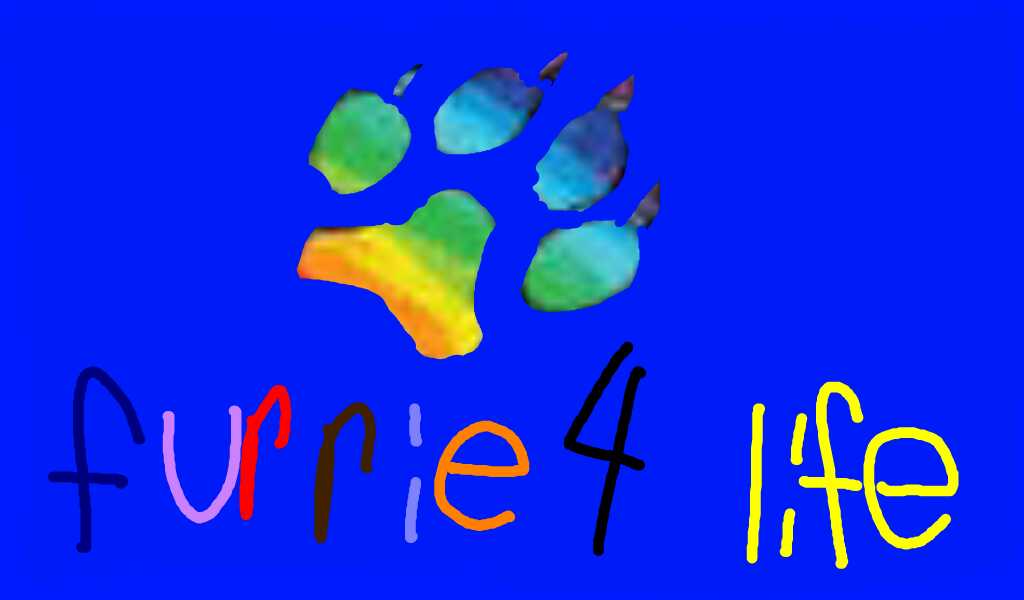furrie furrie_dick24. paint pawprint rainbow tags:ms unknown.