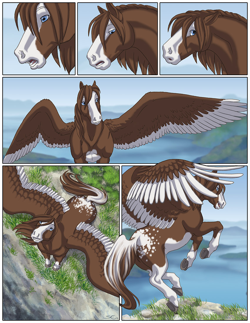 2014 avian backpack bald_eagle bird clothing eagle equine fly hike hiker hooves horse mammal mount_helicon mountain pegasus sabretoothed_ermine spring torn_clothing transformation wings