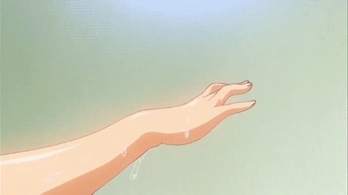 against_wall animated animated_gif ass blonde_hair blush bosshi breast_grab breasts buttjob frottage grabbing green_eyes huge_ass julie_(mizugi_kanojo) large_breasts long_hair mizugi_kanojo moaning one-piece_swimsuit plump sweat swimsuit