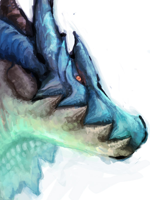 capcom fangs lagiacrus monster monster_hunter monster_hunter_3 no_humans red_eyes scales simple_background teeth white_background