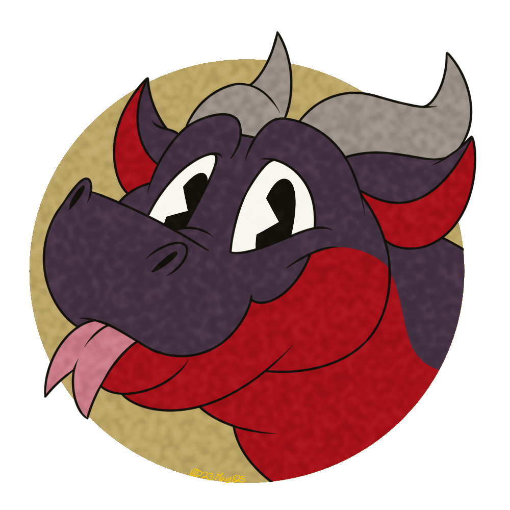 1:1 alpha_channel anthro daphniir dragon grey_horn headshot_portrait horn male may825 multicolored_body pink_tongue portrait solo tongue tongue_out toony