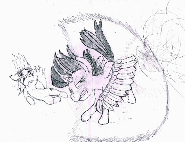 backscratcher derpsickle duo earth_pony equine female feral friendship_is_magic hair horn horse mammal my_little_pony pony sketch twilight_sparkle_(mlp) winged_unicorn wings