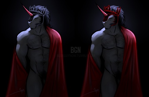 anthro bgn body_hair chest_hair equine facial_hair friendship_is_magic hairy horn king_sombra_(mlp) male mammal muscles my_little_pony nipples pubes unicorn