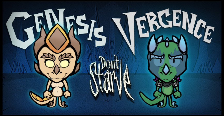 2015 3_toes claws digital_media_(artwork) don't_starve duo fangs female genesis horn kabier male reptile scalie standing toe_claws toes vergence