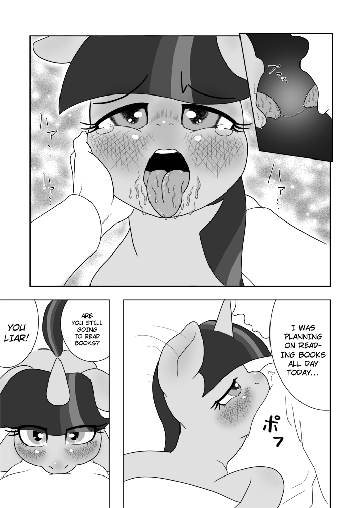 blush comic english_text equine female friendship_is_magic gotobeido horn human interspecies kissing male mammal my_little_pony open_mouth smile text tongue tongue_out twilight_sparkle_(mlp) unicorn